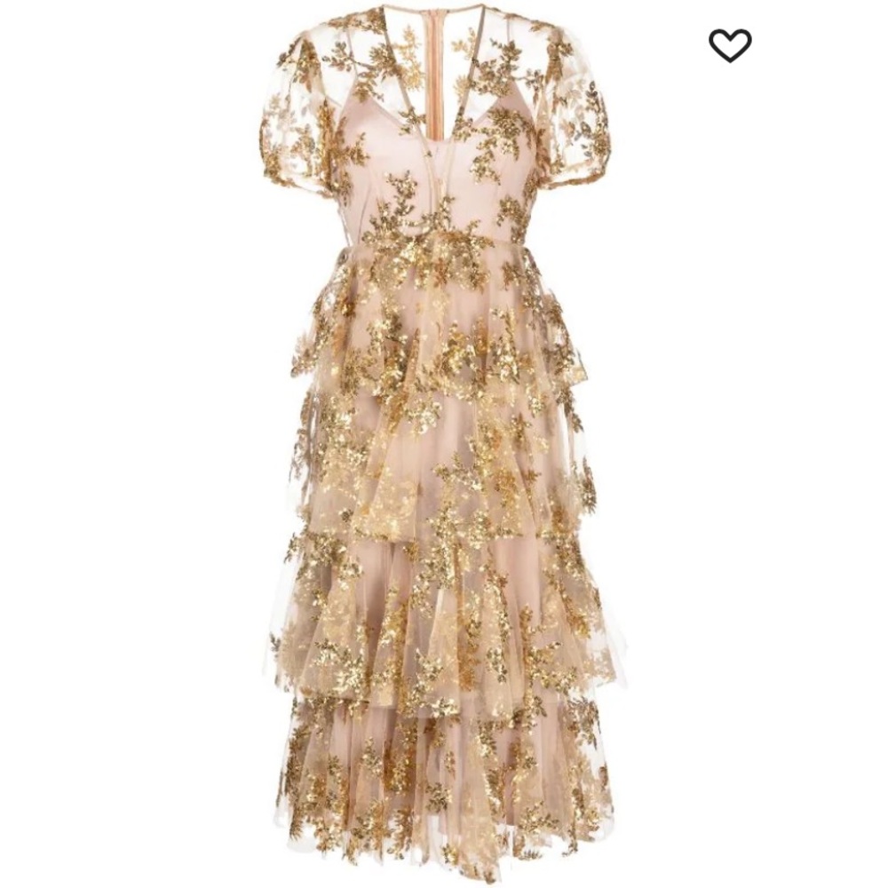 Macraw parody dress ! Sparkly! Sequins! Gold!